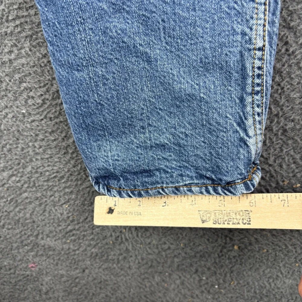 OshKosh Bgosh Boys Size 10 Fleece Lined Denim Blue Jeans Straight Leg Regular
